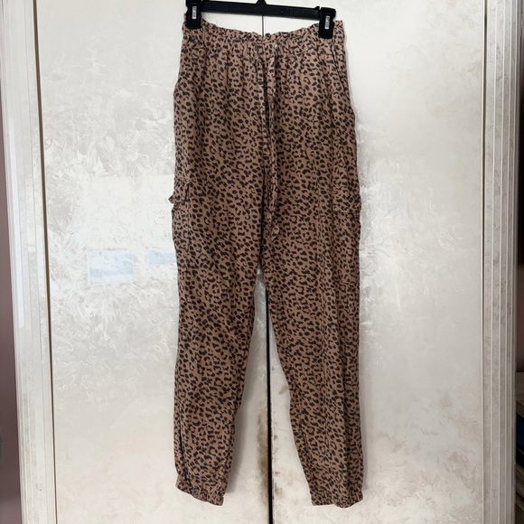 aerie Pants - Aerie Leopard Print Joggers